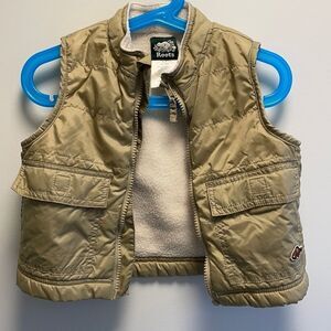 Roots Size 12-18 Months Tan Vest